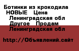 Ботинки из крокодила / НОВЫЕ › Цена ­ 60 000 - Ленинградская обл. Другое » Продам   . Ленинградская обл.